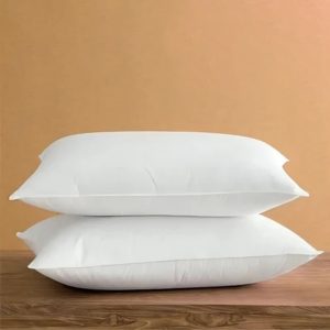 02 Recron Pillow (Lightweight | Recyclable Fiber | Reliable and Washable Pillow)