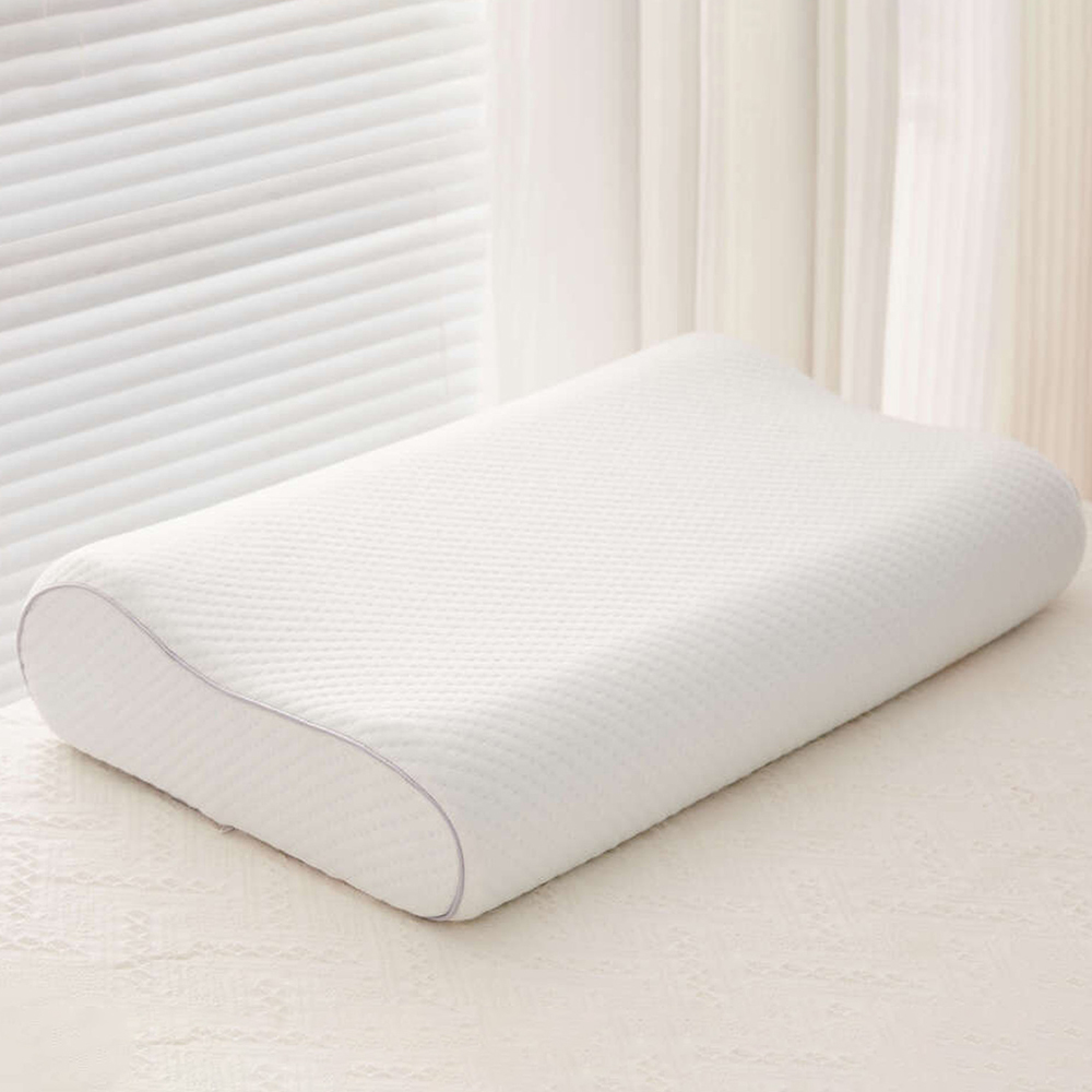 Memory Foam (Contours to Head & Neck | Washable Cover | Spot-Clean Foam Core):