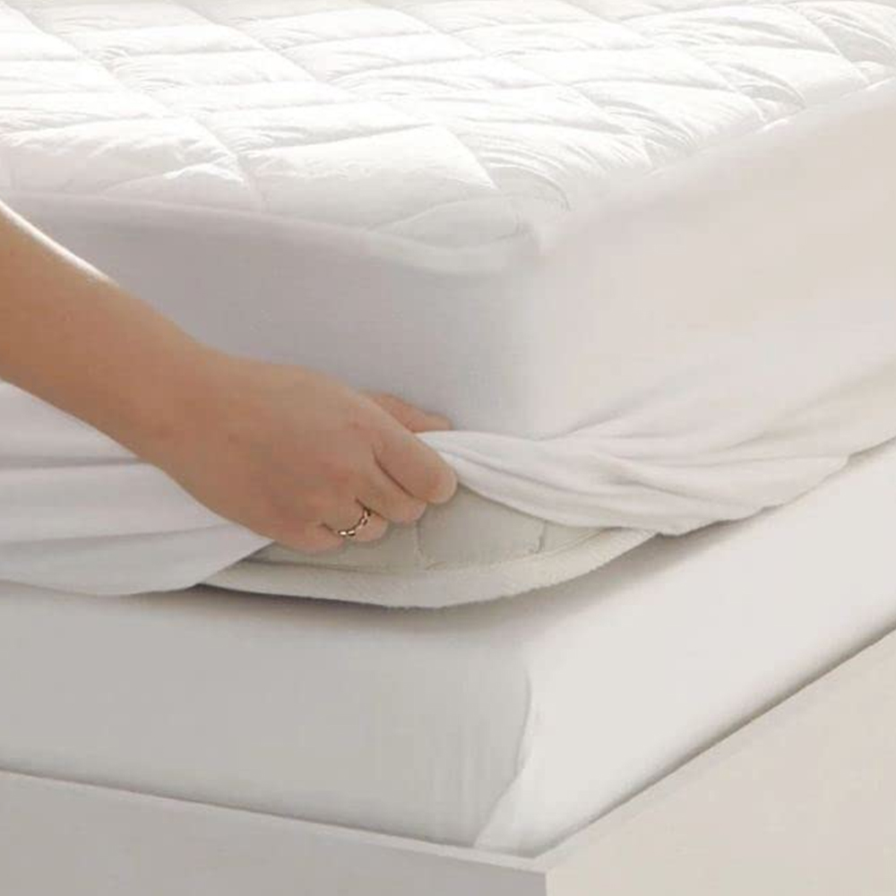 Box Mattress Covers (100% pure White Cotton Fabric) - Image 2